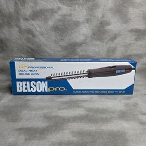 Belson Pro 1/2" Curling Iron Brush #BP2328 Ball Tipped Bristle Iron 2008 NEW